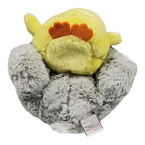 Gund Gray Easter Bunny Chick Basket Plush Stuffed Animal Eggs Easter Spring 13" - Picture 7 of 10